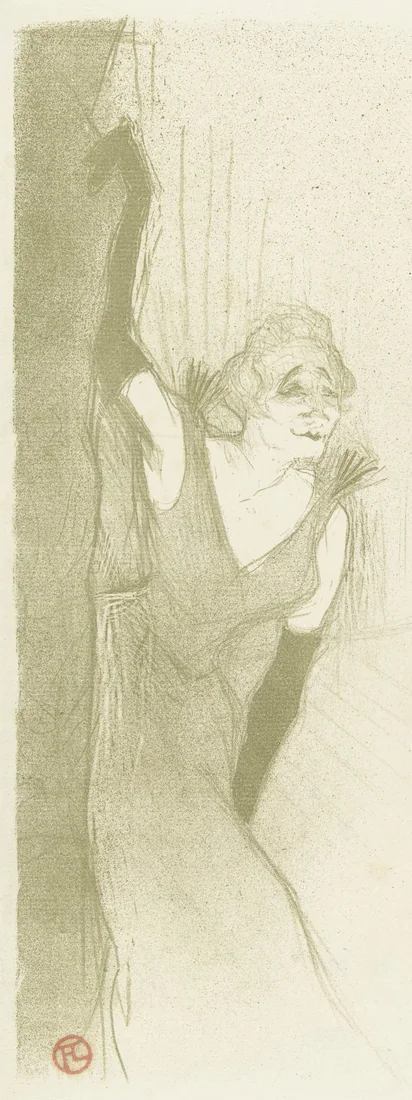 Yvette Guilbert by Henri de Toulouse-Lautrec – art print