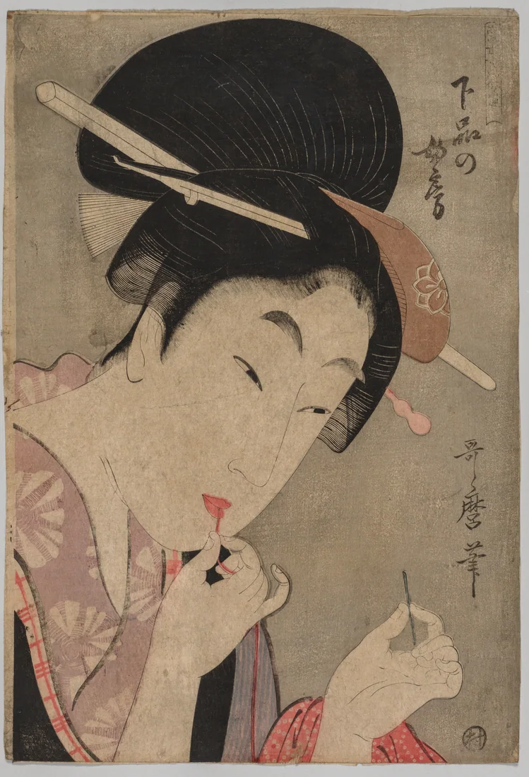 A Wife of the Lower Rank by Kitagawa Utamaro, c. 1801–2 – art print