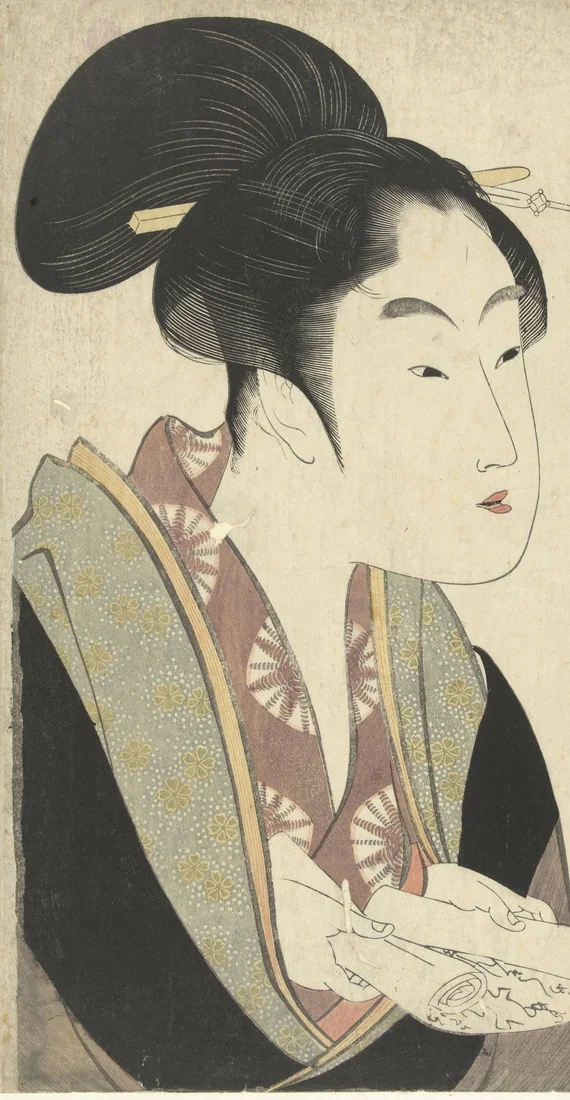 Love Poems by Kitagawa Utamaro – art print