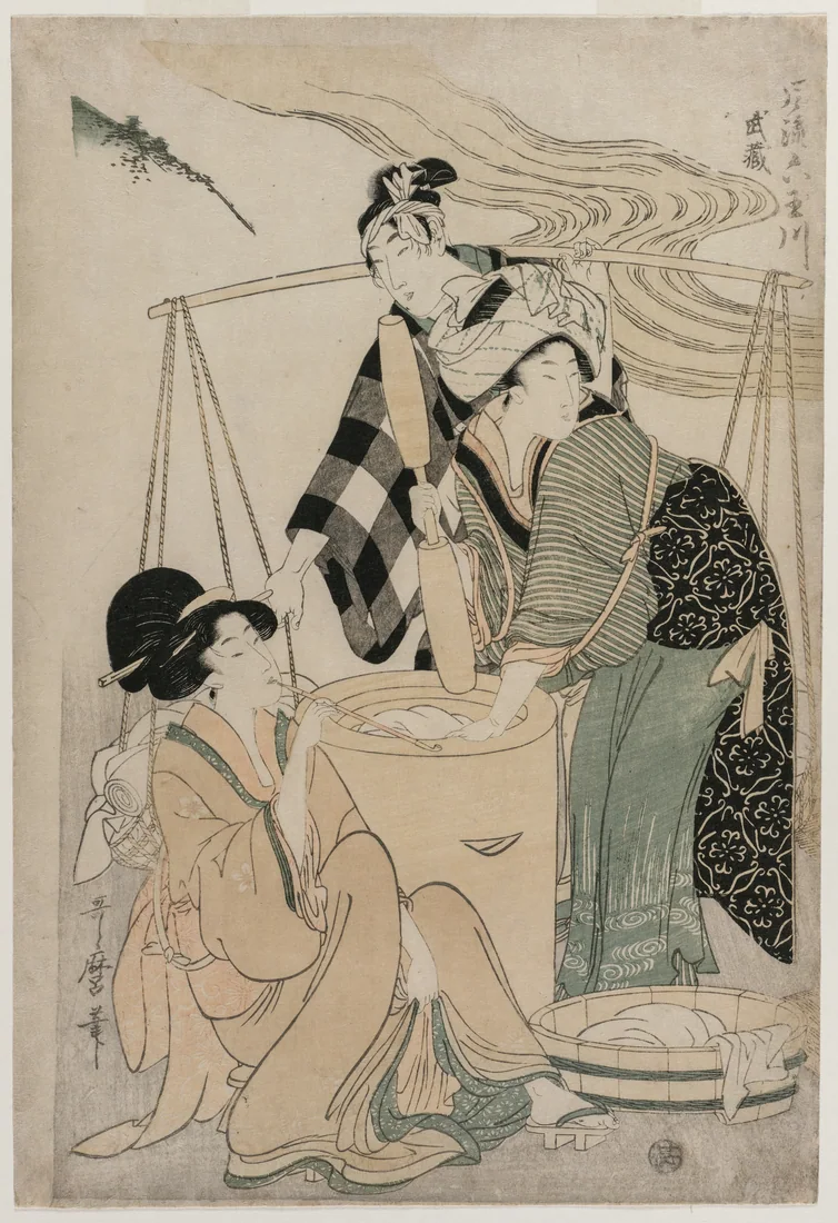 Settsu Province by Kitagawa Utamaro, c. 1804 – art print