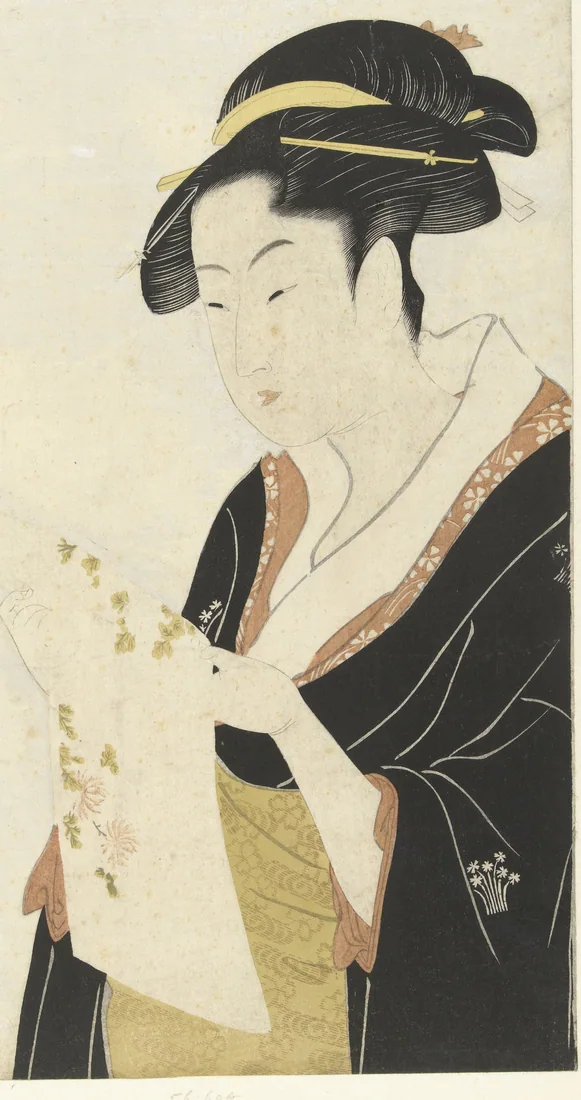 Tomimoto Toyohina by Kitagawa Utamaro – art print