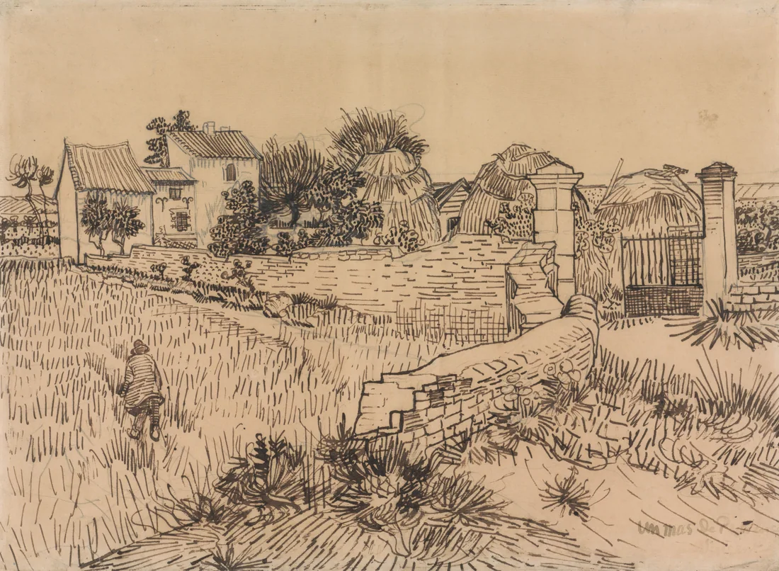 Farmhouse in Provence by Vincent van Gogh – art print