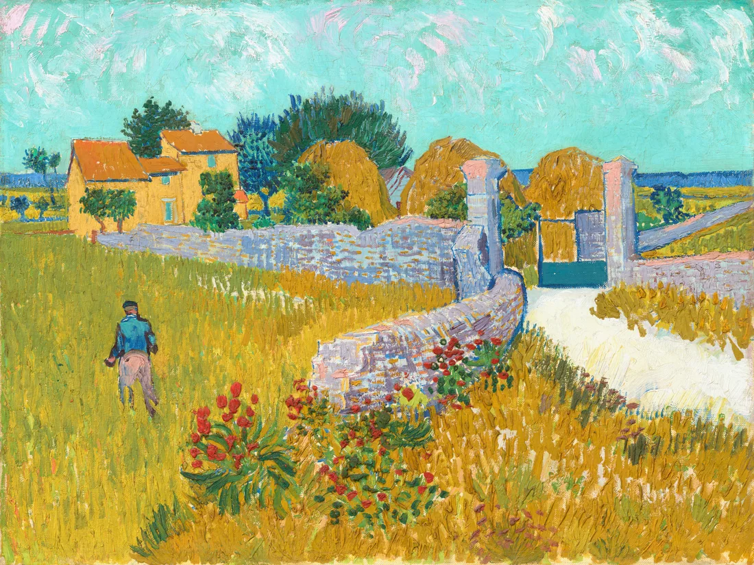 Farmhouse in Provence by Vincent van Gogh, 1888 – art print