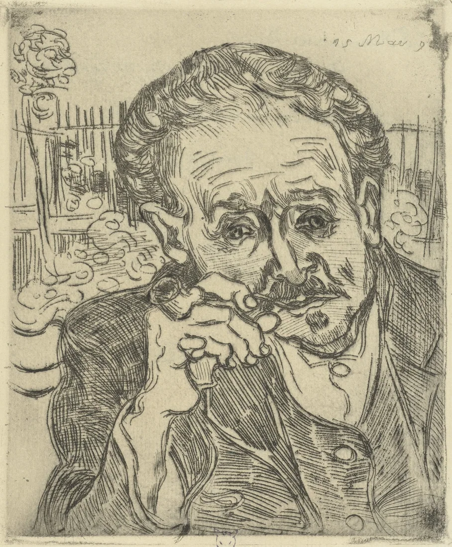 The Man with the Pipe by Vincent van Gogh – art print