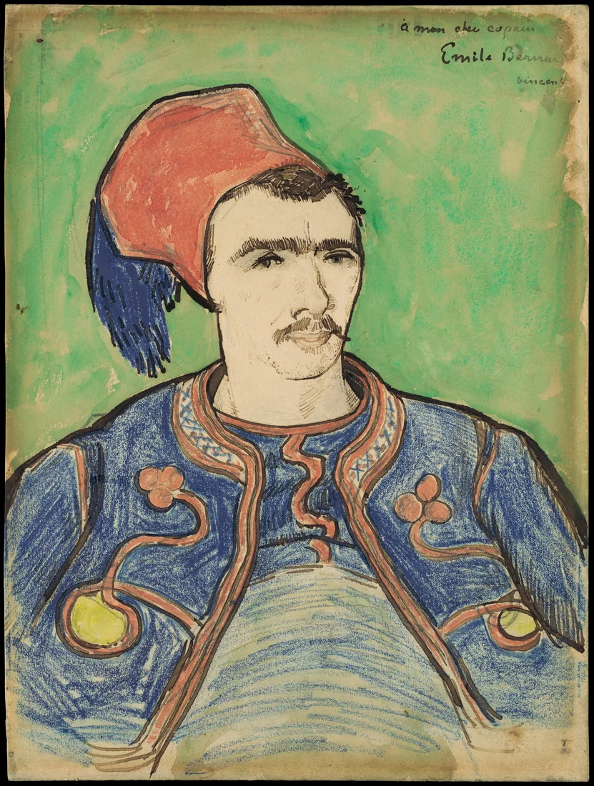 The Zouave by Vincent van Gogh, c. June 20, 1888 – art print