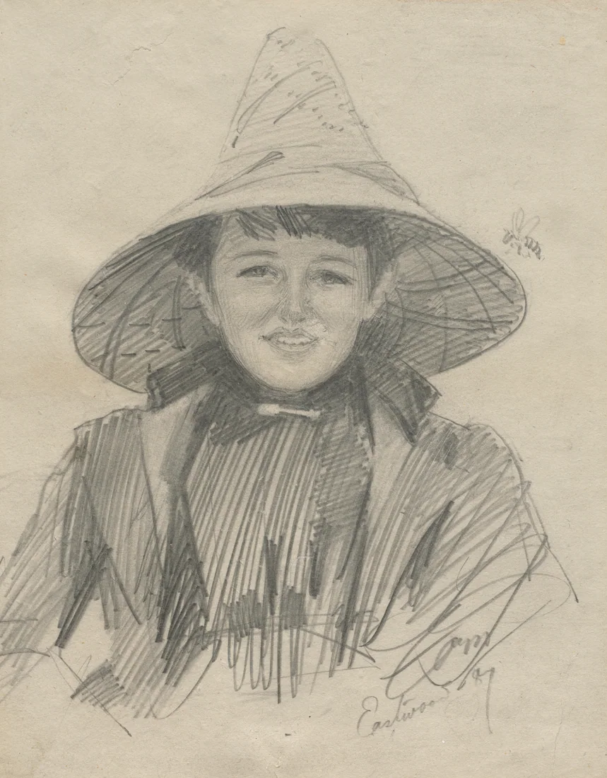 Ada Lymon (Woman in a Large Hat) by Anders Zorn, 1887 – art print