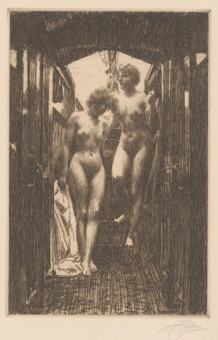 Cabin by Anders Zorn – art print